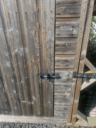 Dog run with sleeper box