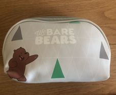 Miniso We Bare Bears cosmetic travel bag