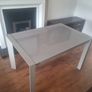 High-gloss Extending Dining Table plus 4 Cantilever chairs Image 6