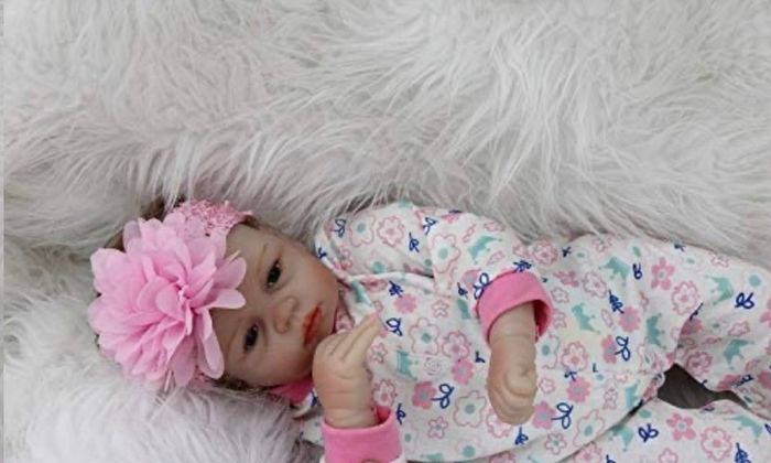 22inch lifelike reborn dolls girls silicone baby Handmade newborn toddler real life boys for kids (FREE POSTAGE)