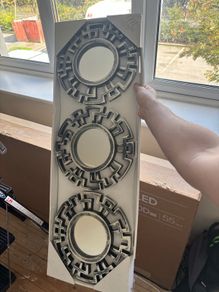 3 small mirrors, never used