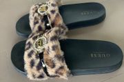 Guess Fur Slides