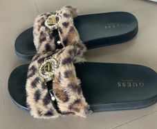 Guess Fur Slides