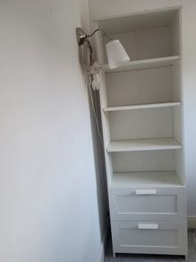 Bookcase with drawers