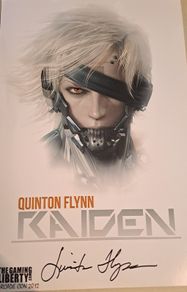 Metal Gear Solid - Raiden - Quinton Flynn autograph