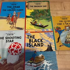 TinTin books x5