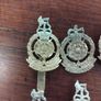Vintage Metal Army Badges Image 2