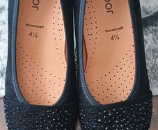 Gabor Womens Suede Ballet Flats