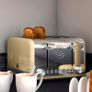 Retro 4-Slice Toaster with Defost/Reheat/Cancle Functions, Cord Storage, 1600W Image 5