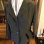 Vintage Grey Pin-striped Trouser Suit - Size 12 Image 4