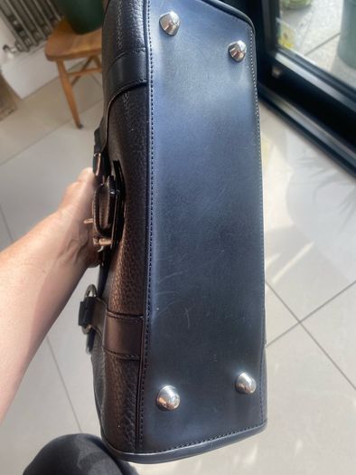 Vintage Chesneau Black Leather Bag