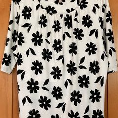 Ladies Ivory&Black Top by Hobbs