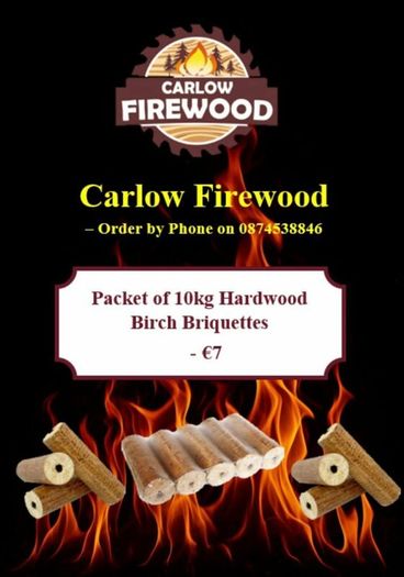 10kg hardwood briquettes birch