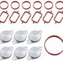 33mm Swirl Blanks Flaps Repair Delete Kit with Intake Gaskets Key Blanks for BMW M57 Auto Replacement Parts kit 6pcs + seal kit Image 3