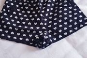 Black &amp; White Love Heart Shorts - Size 12