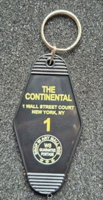 Keyring, continental hotel, john wick.