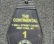 Keyring, continental hotel, john wick.