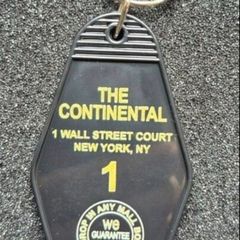 Keyring, continental hotel, john wick.