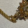 Sterling silver 925 chain with pendant, opal, sapphires and Zircons. Image 2