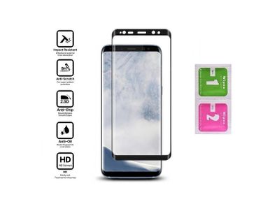 For Samsung Galaxy S9+ Plus Tempered Glass 9D Curved Screen Protector Case Friendly - FHT06SMTGF