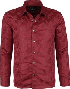 Gothicana Men's XXL Woven Rose Shirt (Brand New)