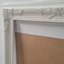 Large White Ornate Picture  Mirror Frame Only 148cm x 87cm Storage Clearance Image 3