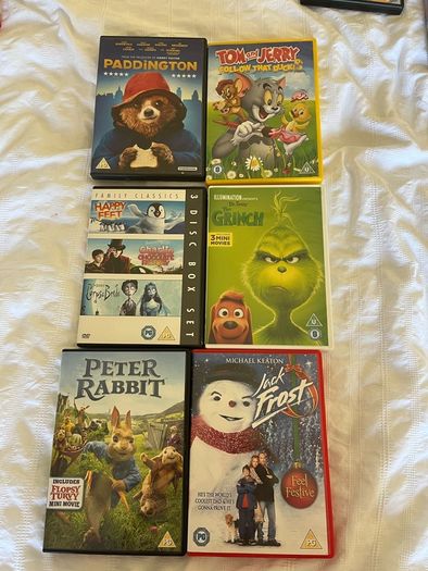kids dvd selection