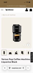 nespresso vertuo pop coffee machine