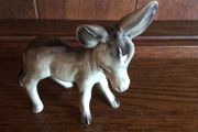 Beautiful Vintage Grey Donkey Ornament