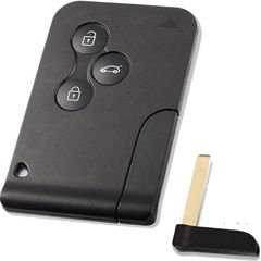 3 Buttons Smart For Renault Megan Scenic Clio R-enault Car Key Fob Case Shell Cover with VA2 Uncut Blade