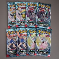 8x Journey Together Booster Packs - Pokemon cards