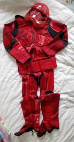 Star Wars Red Stormtrooper Costume Size L