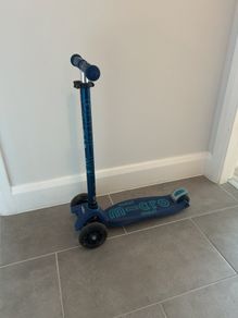 Micro Maxi Kids Scooter, Blue, 3 Wheel Scooter