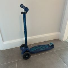 Micro Maxi Kids Scooter, Blue, 3 Wheel Scooter