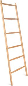 Bamboo Towel Ladder  Wooden Rack Rail Blanket, Towel, Clothes, Linen Railing Hanger for Bathroom, Bedroom - Bamboo Towel Holder Stand