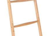 Bamboo Towel Ladder  Wooden Rack Rail Blanket, Towel, Clothes, Linen Railing Hanger for Bathroom, Bedroom - Bamboo Towel Holder Stand
