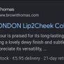 Trinny London Lip2Cheek pot shade Freddie Image 6