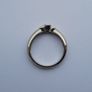 18ct white gold diamond ring 3 stones Image 3
