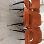 Set of 6 Velvet Dining Chairs Image 5