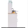 Wooden Kids Play Kitchen with Lights and Sounds White Image 4