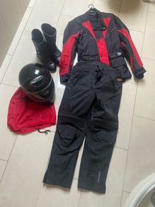 Ladies Bike Jacket, trousers, helmet and boots