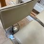 4 x Cream Leather Kitchen Breakfast Bar - Island High Stools - Can Deliver Image 4