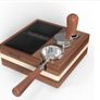 4 In 1 Espresso Knock Box and Tamp Station, Espresso Accessories Organizer for 58MM Coffee Tamper, Distributor and Portafiler, Made of Natural High-Density Wood with Four Anti-Slip Pads Image 3
