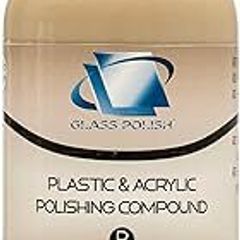 Glass Polish 14018 Plastic & Acrylic Polishing Compound for Professional High-Gloss Micro Finishes - 100ml
