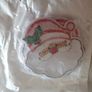 Santa applique patch Christmas craft sew or iron on 6 available Image 3