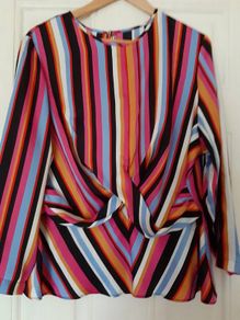 ladies stripe blouse