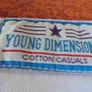 "Young Dimension Style" White Cotton Shorts for Sale Image 3