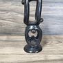 X1 Vintage Gymnastic Olympic Human Tower Figurine Stone Black Sculpture Art Image 5