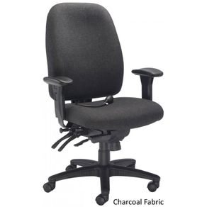 Vista Heavy Duty 24 hour Posture Charcoal or Blue Office Chair