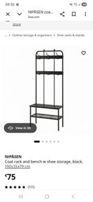 coat and shoe rack